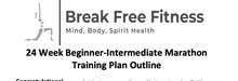 Load image into Gallery viewer, 24 Week Beginner to Intermediate Marathon Training Plan
